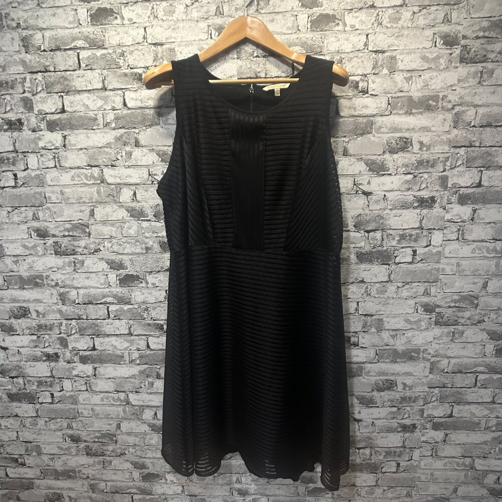EUC 41 Hawthorn Black Midi Dress Size 2X